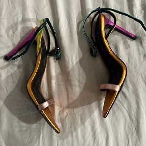 Kurt Geiger colorful heels.